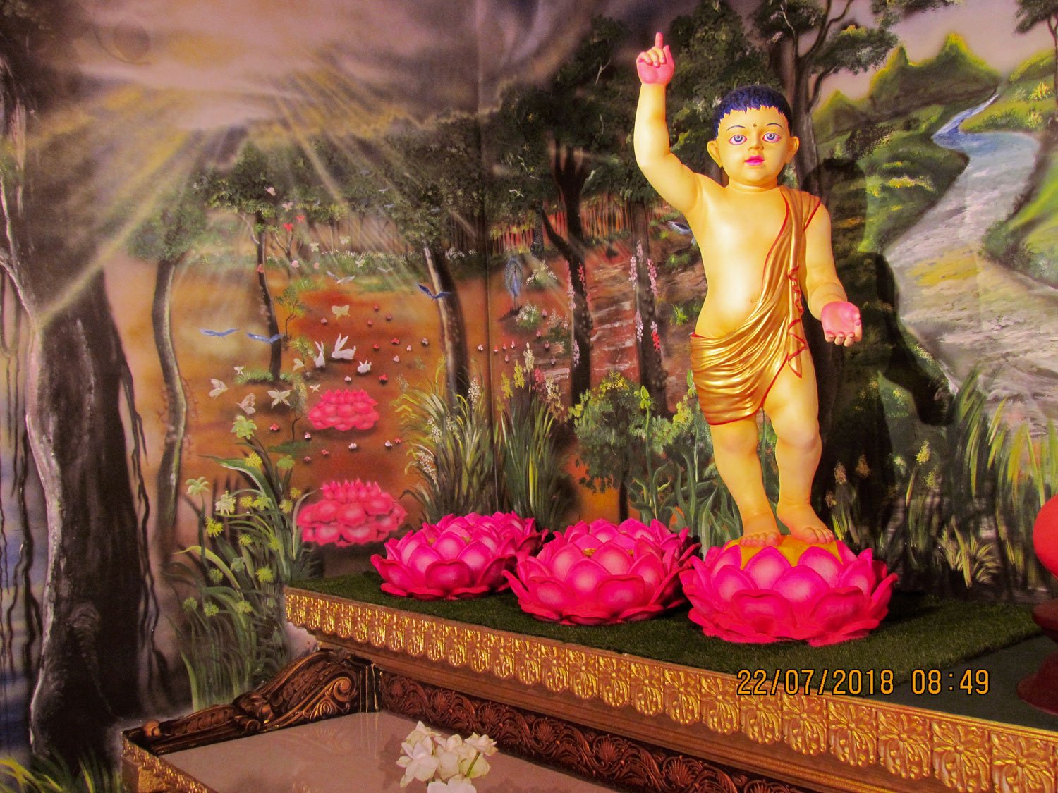 ජාතචේතියෙහි ප්‍රතිමාව