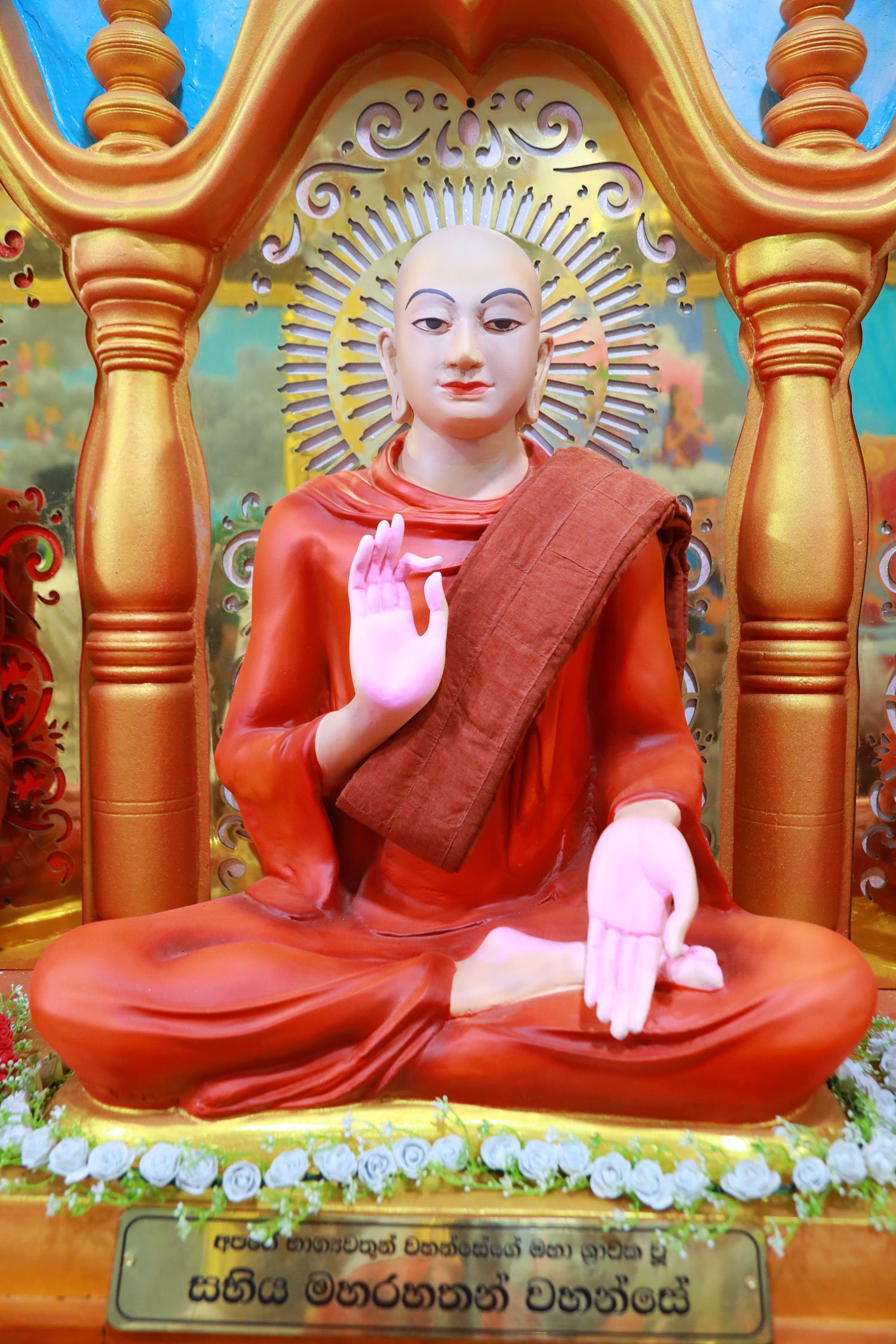 Mathale Asapuwa, Mathale Mahamevnawa, Buddha Statue, Sri Lankan Buddhist, Sri Lankan Buddhist Statue,  Rahathan Wahansela, Murthi, SRi Lanka, Mahamevnawa, Creation, Statue, Best Buddhist Statue,  Buddha Statue